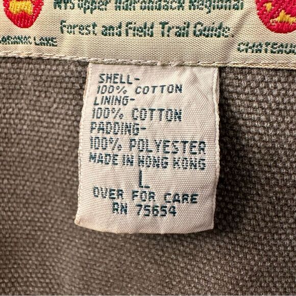 Vintage Abercrombie & Fitch Men’s Canvas Chore Coat Adirondack Trail Parka Large - Picture 5 of 14